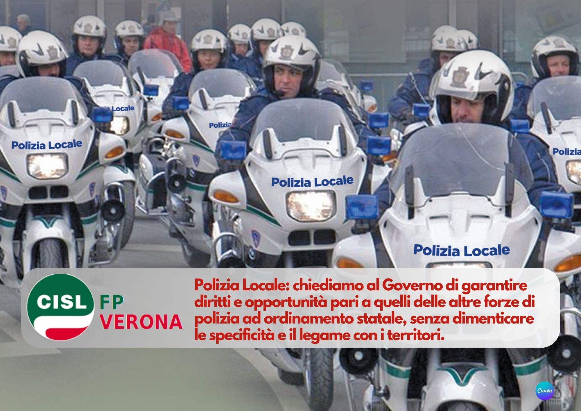 CISL FP Verona. Riforma Polizia Locale: lettera aperta al Ministro per tutela e valorizzazione operatori