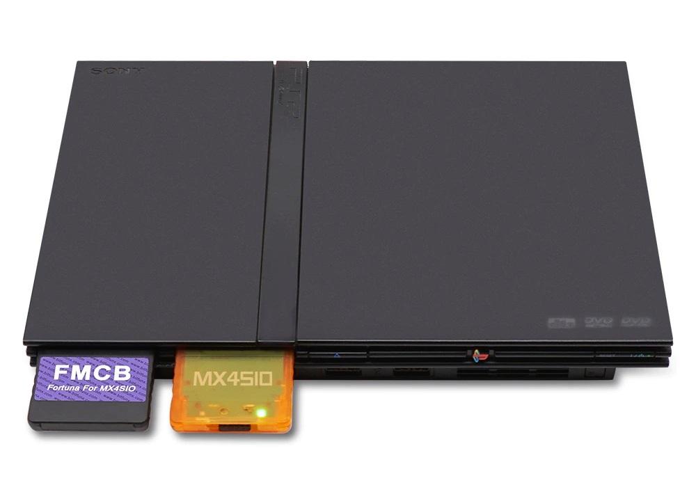 105 GIOCHI PS1 ADATTATORE MX4SIO PER PS2 + MEMORY 32 MB FMCB MCBOOT + 64 GB