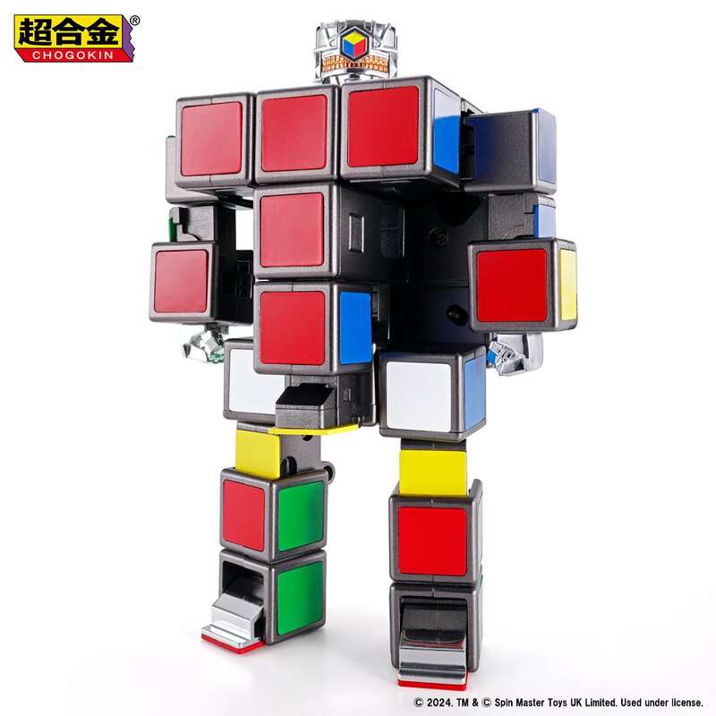 Bandai DX RUBIK Cube ROBOT Chogokin DIECAST Figure