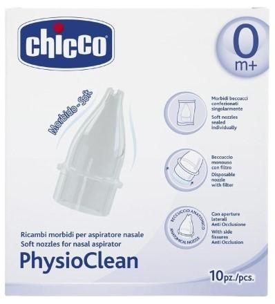 Chicco Ricambio Aspiratore Nasale PhysioClean 10 Beccucci