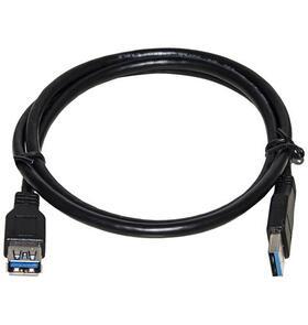 CAVO USB 3.0 A-A 1MT M/F PROLUNGA BK IN RAME