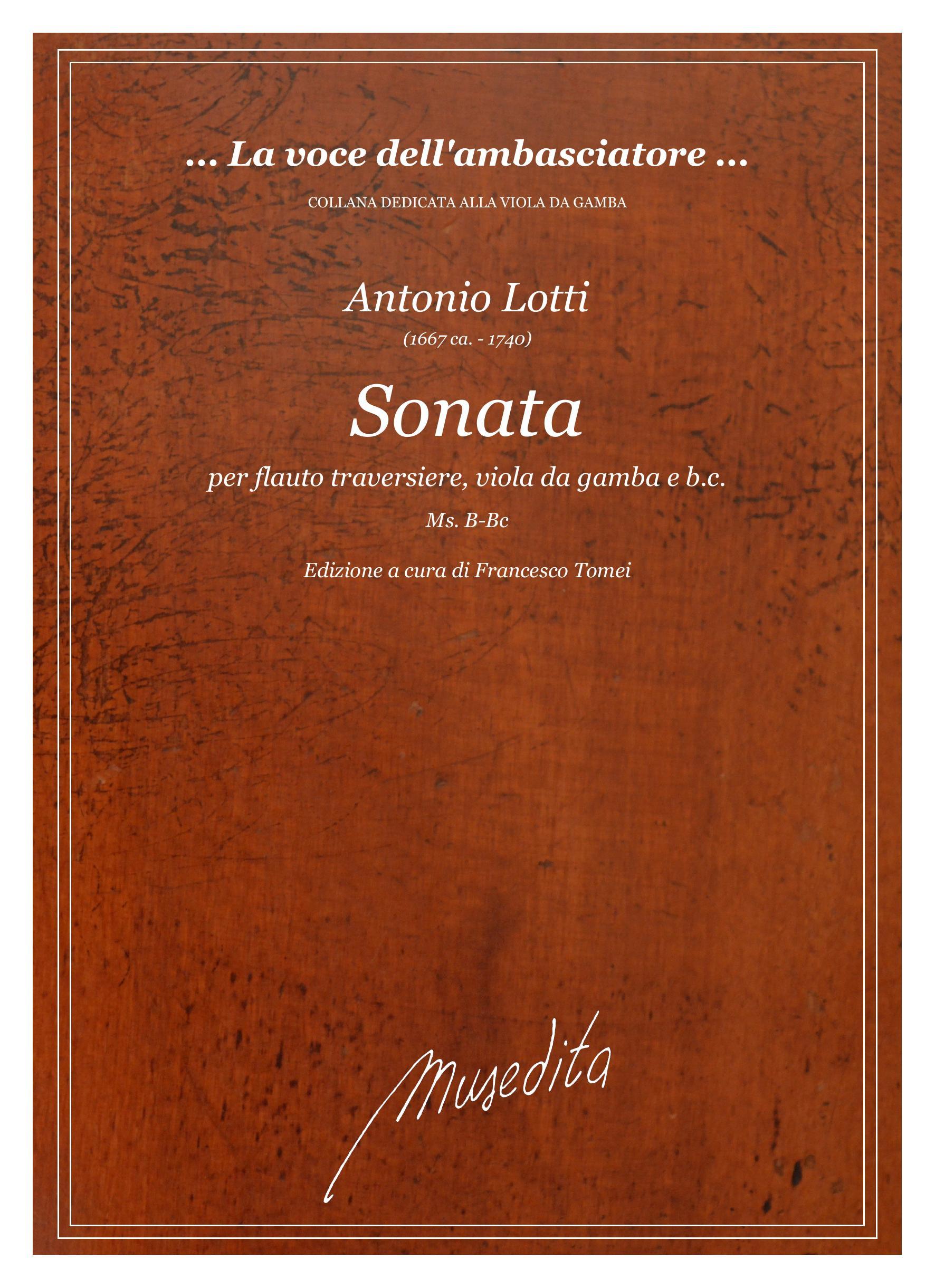 A.Lotti: Sonata (Ms, B-Bc)