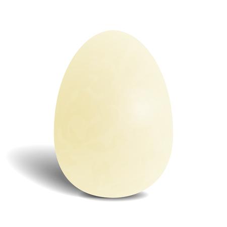 Uova di Pasqua di cioccolato con decorazioni fantasia Gr300 Bianco