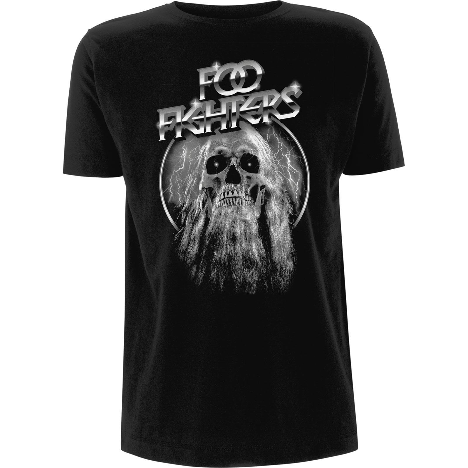 T-shirt Foo Fighters bearded skull