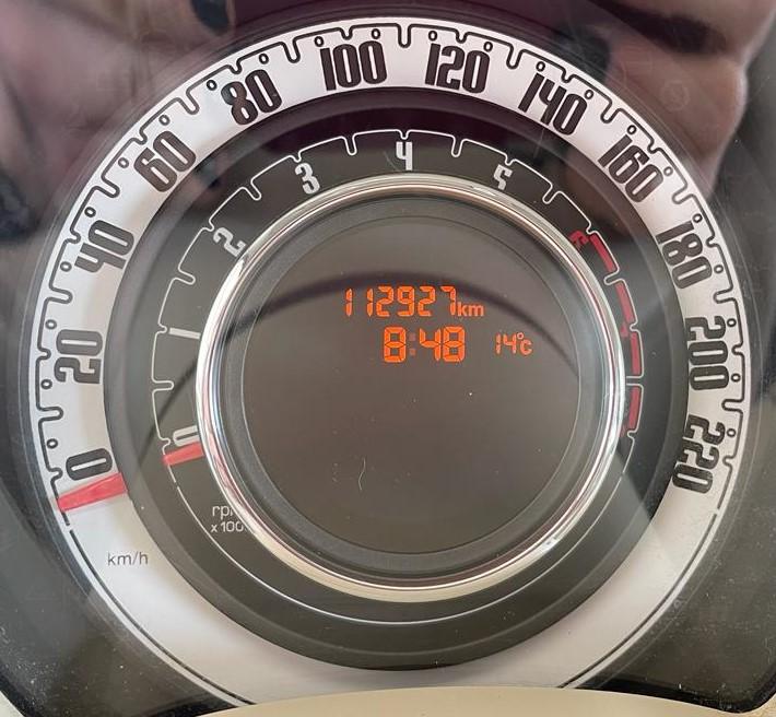 Fiat 500 Cabrio 1.2 Lounge 2011 km 112.000 Ok Neopatentati Unico Proprietario