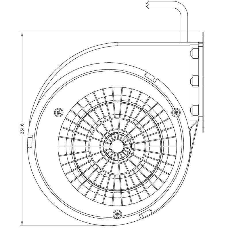 14706060 Ventilatore centrifugo SIT GROUP NATALINI  per stufa a pellet.