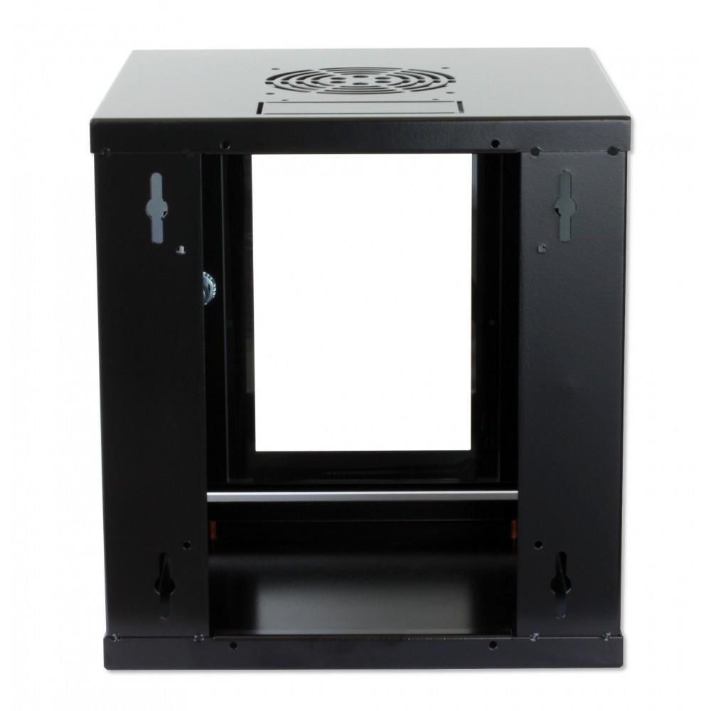 Armadio Rack 10" a muro 6 unità Nero