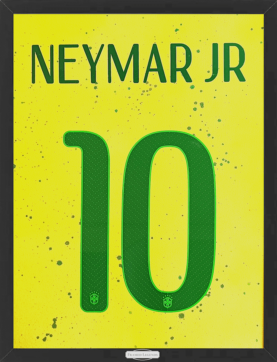 Artwork Nazionale Brasile Football Theme Neymar Jr. Limited Edition