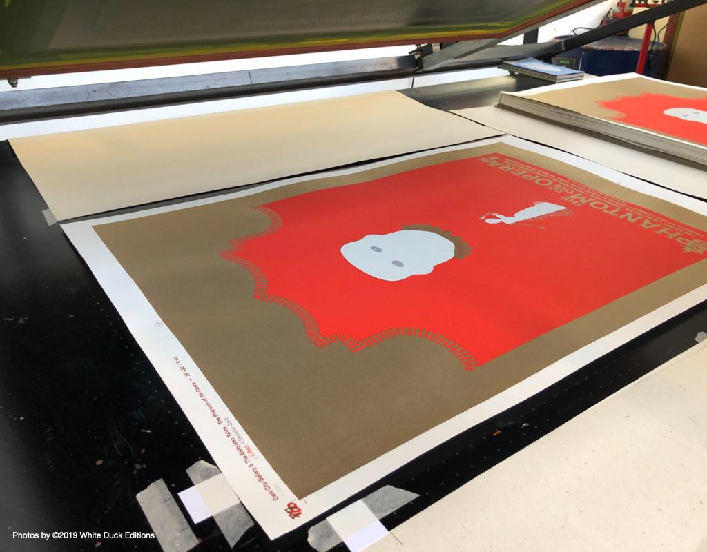 Limited edition screen print printed by White Duck