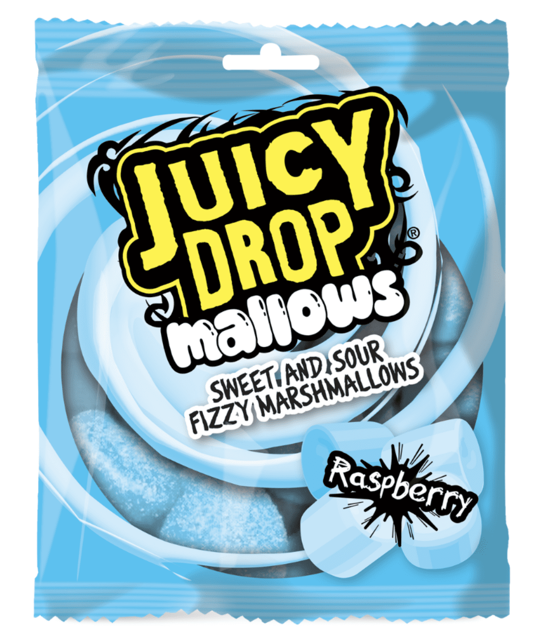 Juicy Drop Raspberry Marshmallows 100g