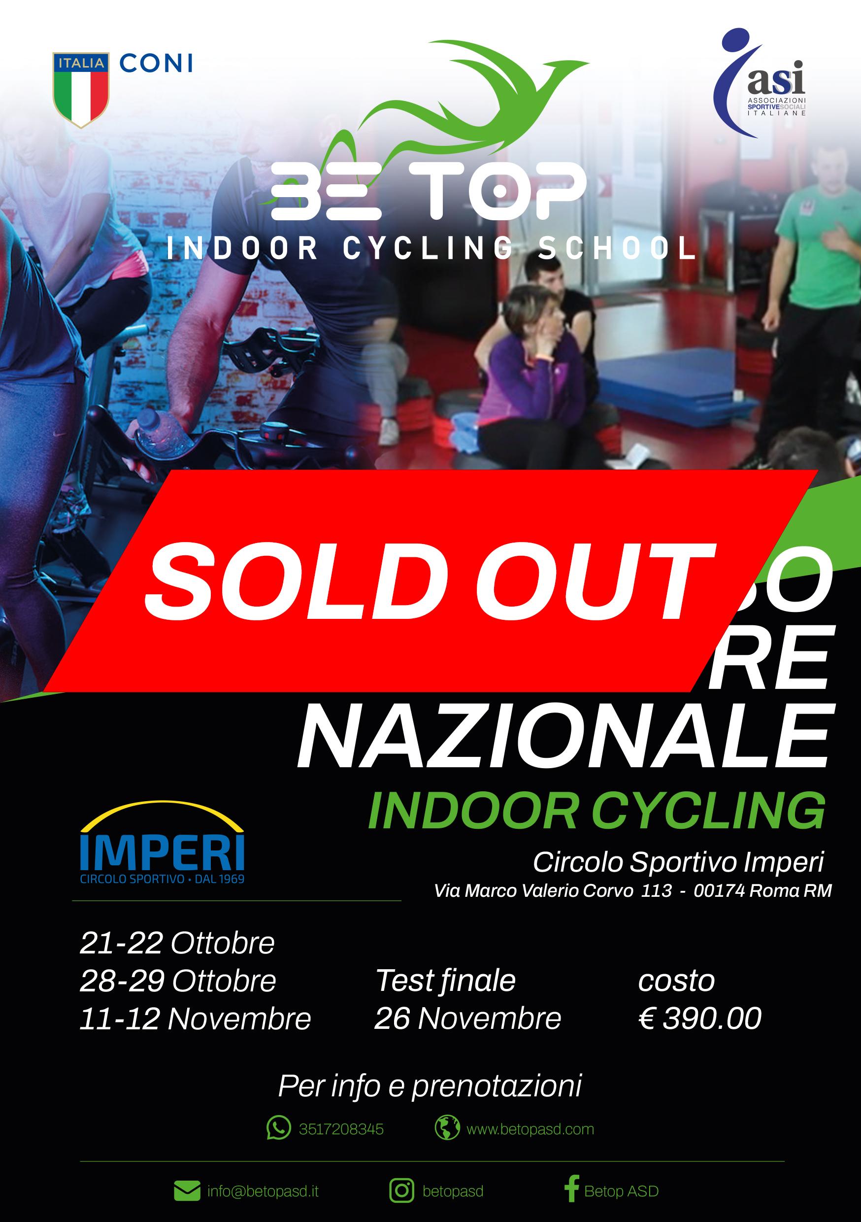 Corso Allenatore Nazionale Indoor Cycling