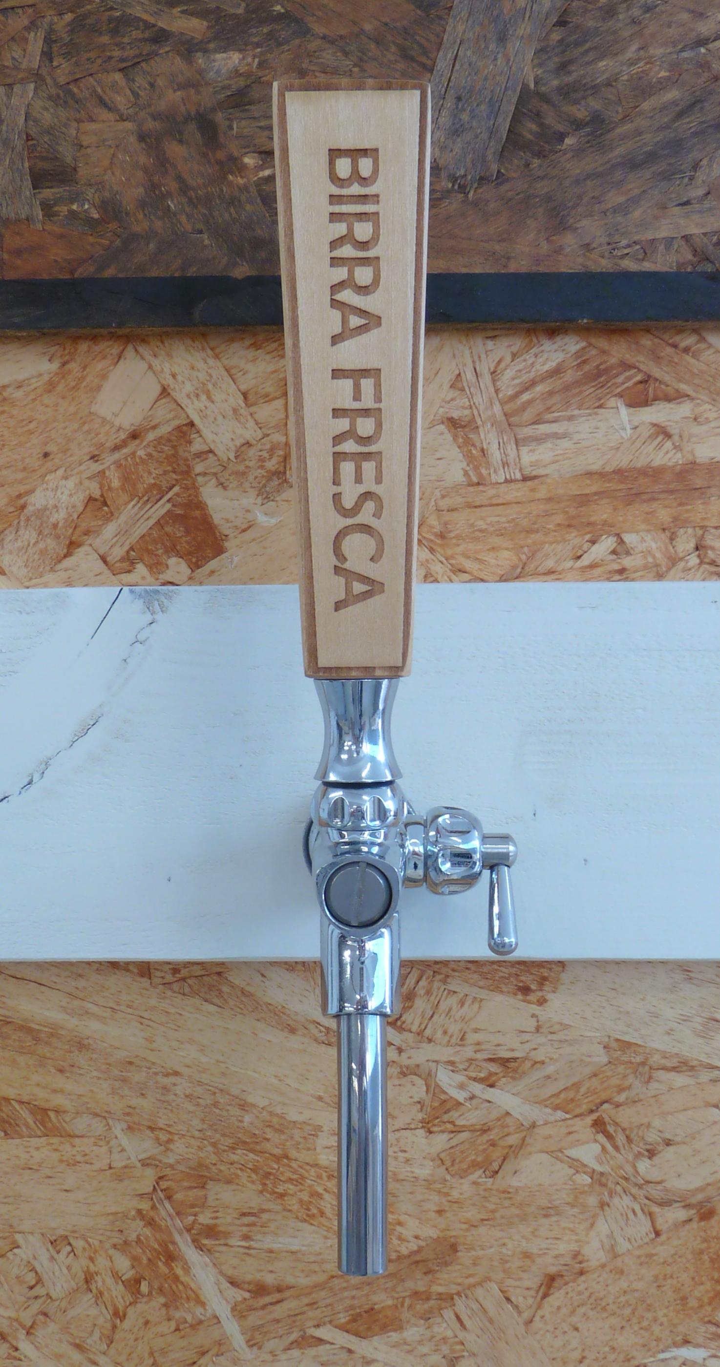 Tap Handle Personalizzato - Maniglia spina birra personalizzata - Piramide - Logo birrificio.