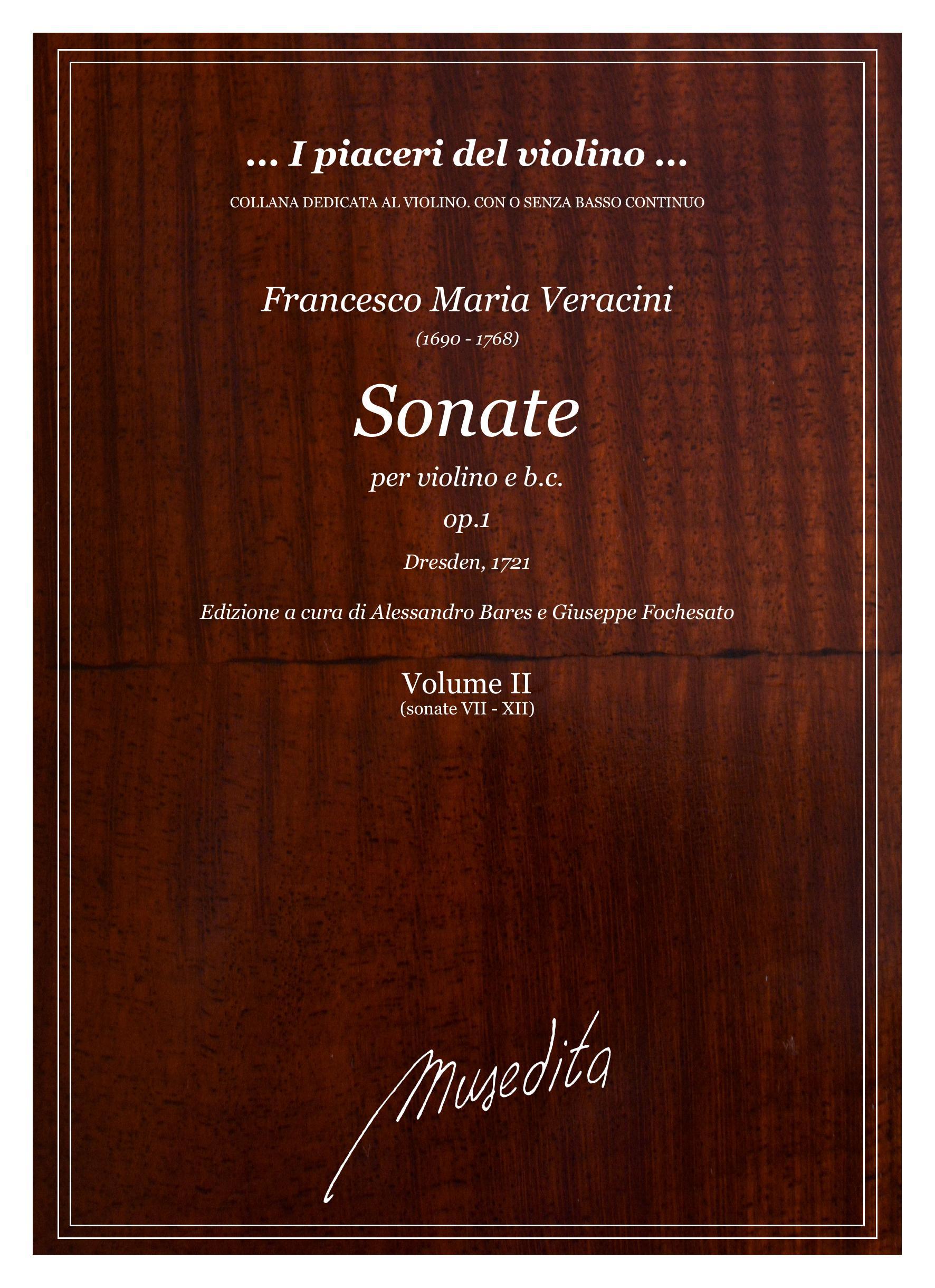 F.M.Veracini: Sonate op.1 (Dresden, 1721)