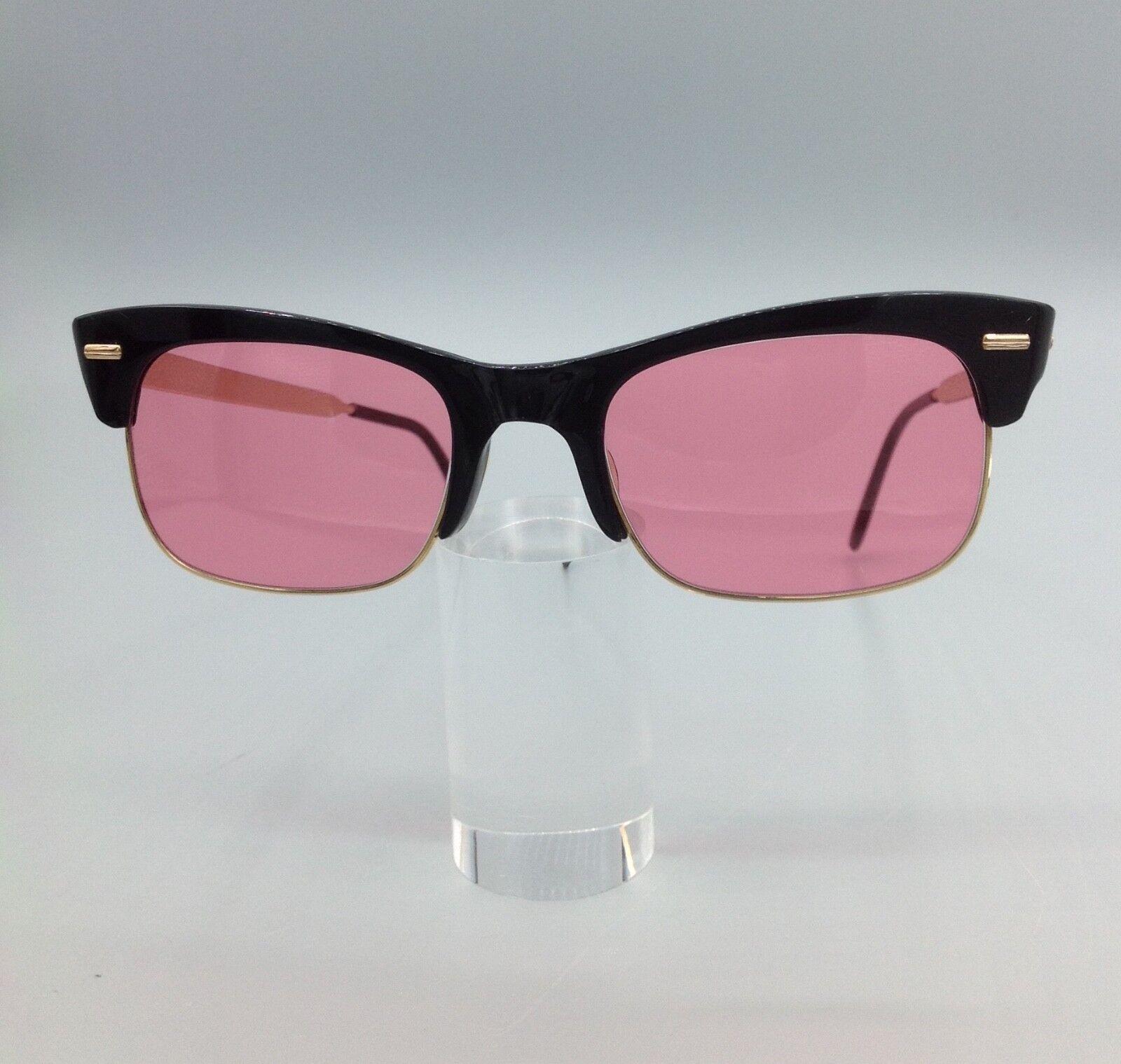 Vintage occhiale da sole lente red rose lens sunglasses sonnenbrillen 50s