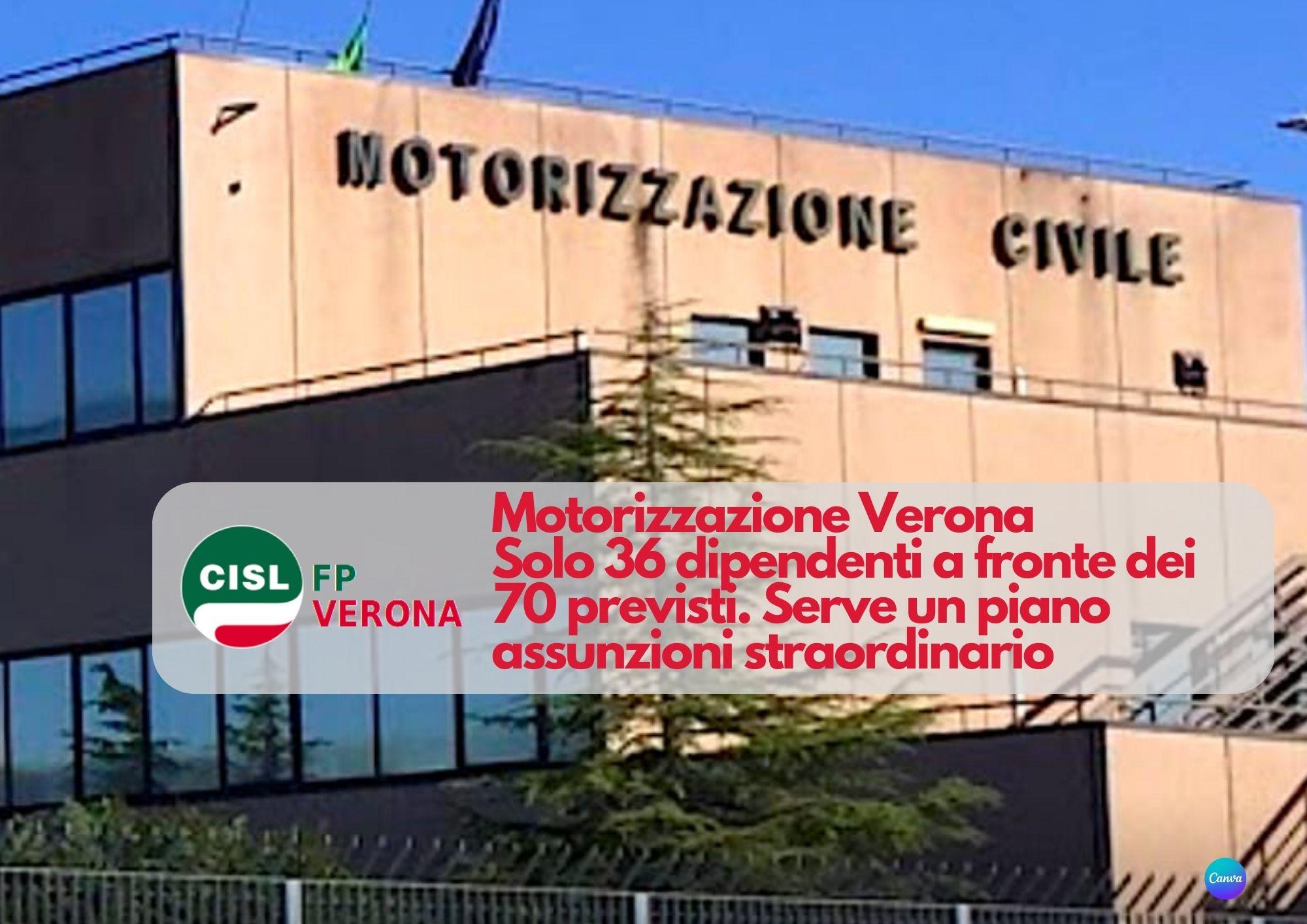 CISL FP Verona. Motorizzazione: stato di agitazione esaminatori. Serve un piano di assunzioni straordinario