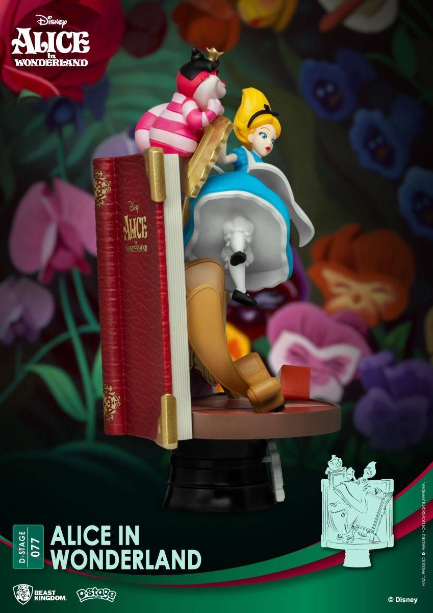 Diorama Stage 077 Story Book - Alice nel Paese delle Meraviglie