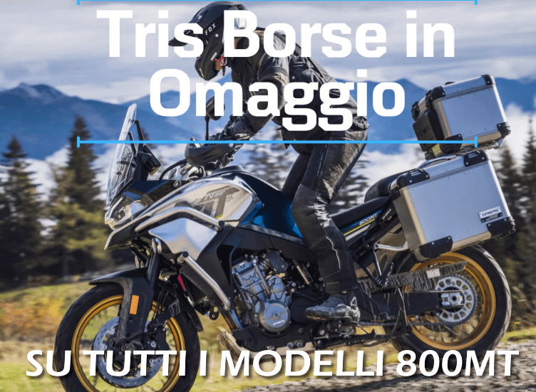 CFMOTO 800MT Touring PRONTA CONSEGNA SET BORSE IN OMAGGIO