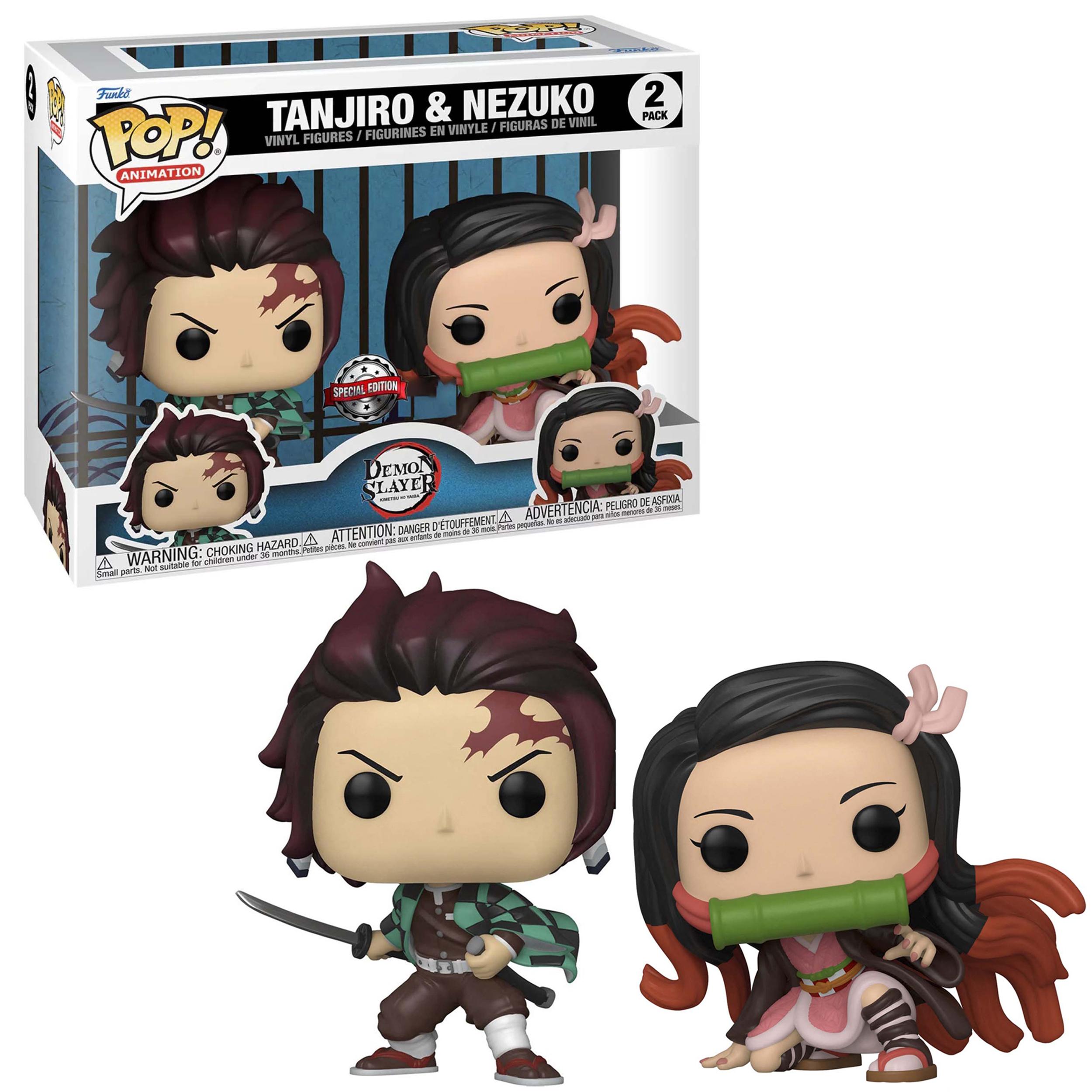 Funko Pop 2 - Tanjiro e Nezuko