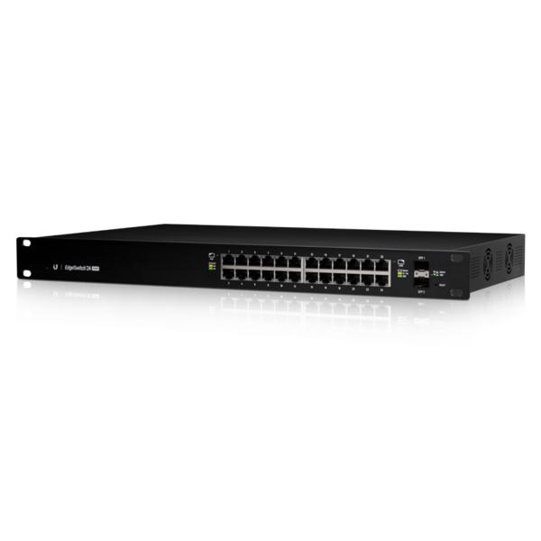 SWITCH 24P GIGABIT 12P POE 130W IPV6 VLAN RACK MANAGED