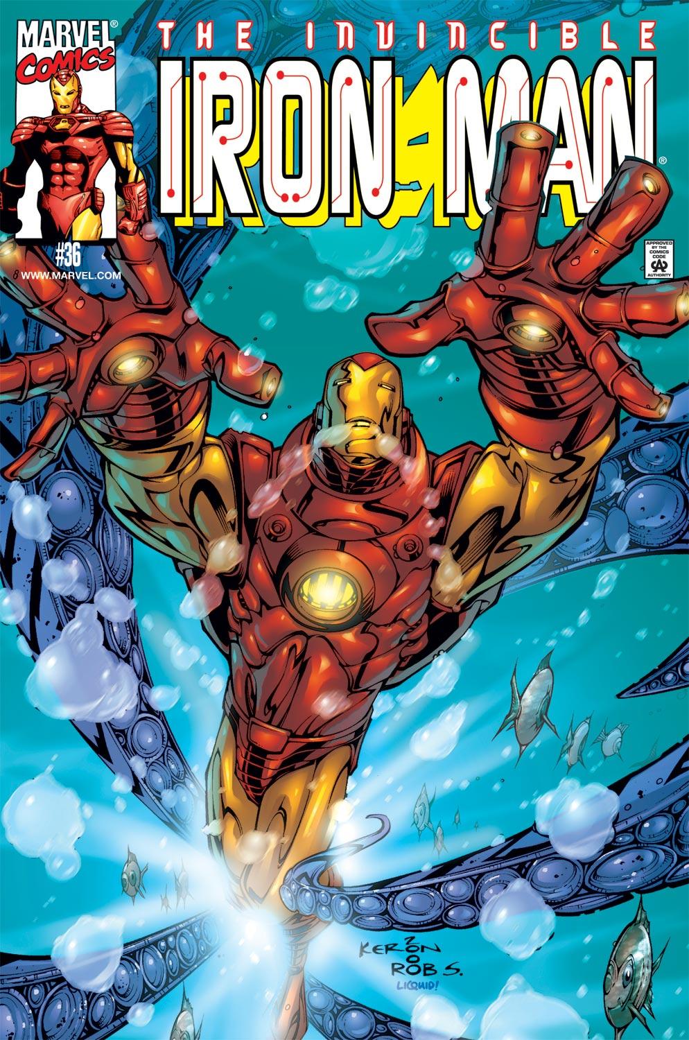 IRON MAN #33#34#36 - MARVEL COMICS (2000)