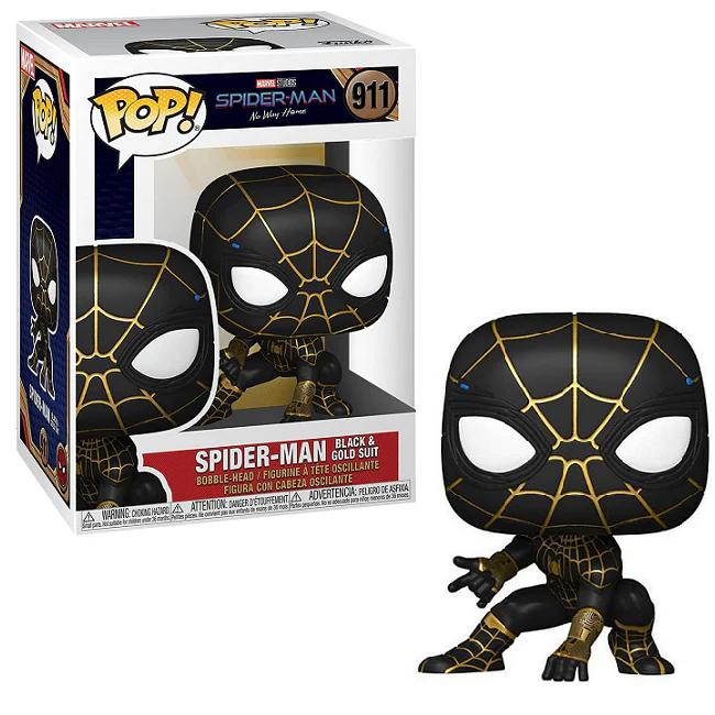 Funko Pop 911 - Spider Man Black & Gold Suit