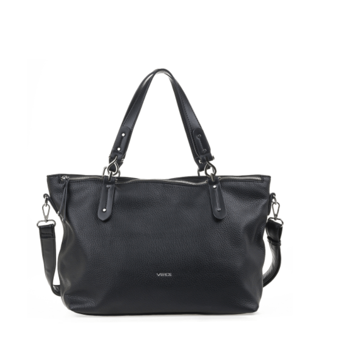 VerdeFashion Borsa donna modello Shopping 16-7470