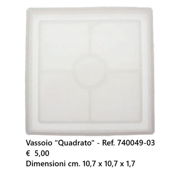 Stampi in silicone - 74049-03 Vassoio "Quadrato"