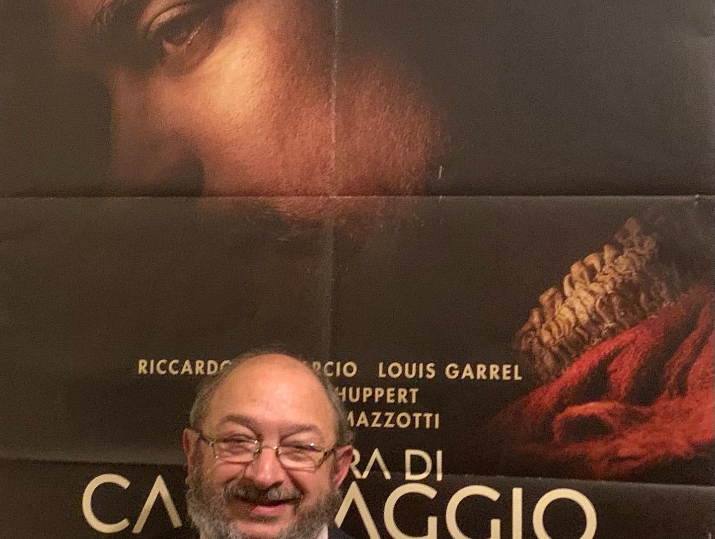 Con Michele Placido al Cinema Odeon di Bologna per la proiezione del film "L'Ombra di Caravaggio"