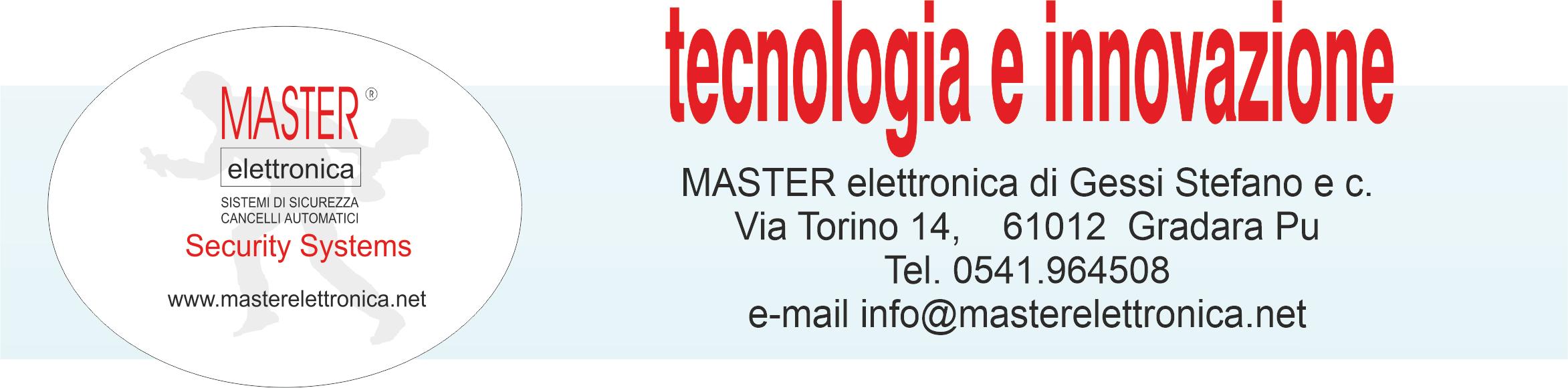 Master Elettronica: sistemi di sicurezza, antifurto, cancelli automatici - Gradara (Pesaro Urbino)