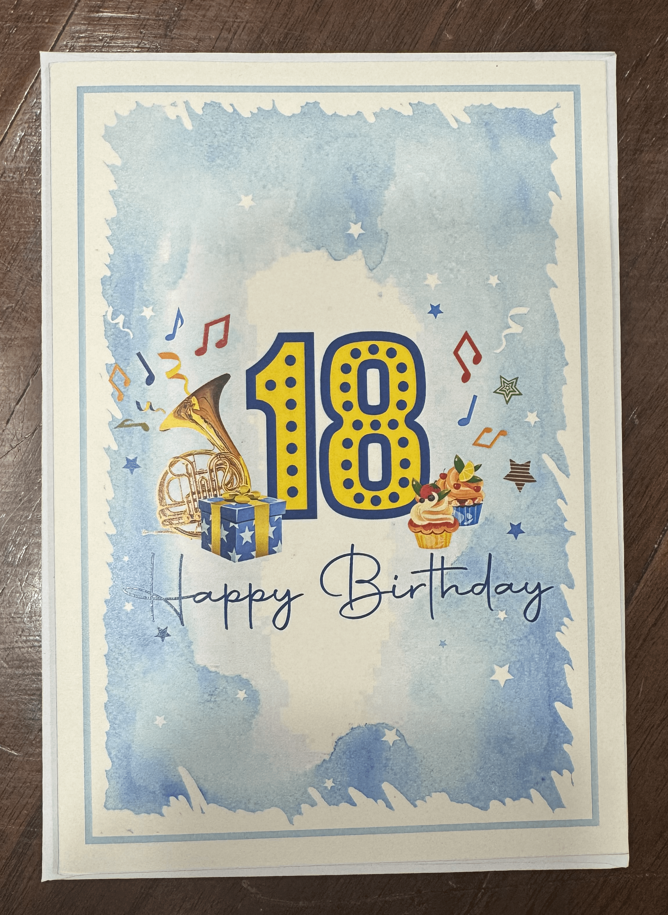Happy Birthday 18 Pop-Up Card