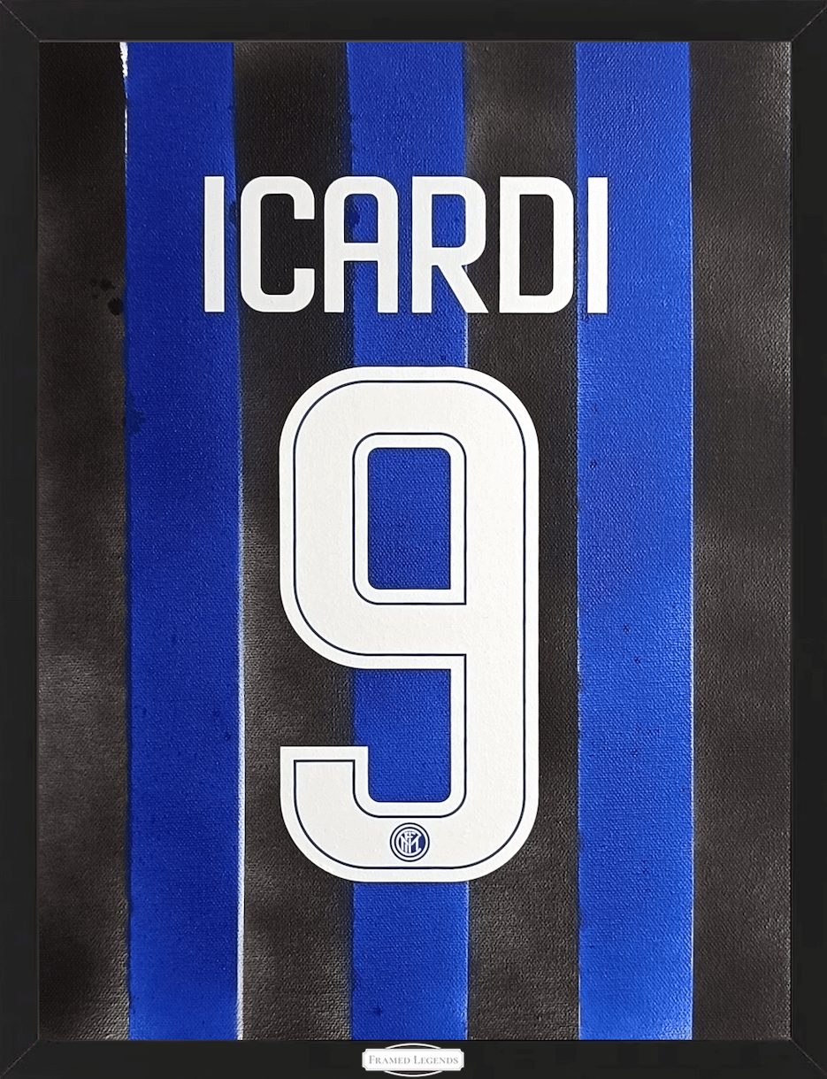Artwork Inter Football Theme Mauro Icardi Limited Edition