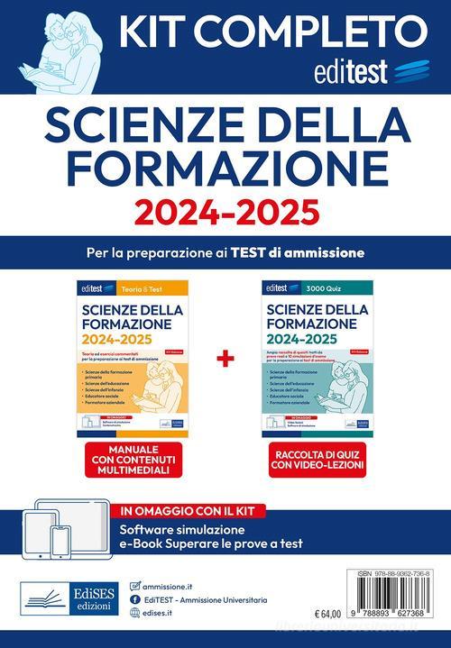 EDITEST  -  AREA UMANISTICA - SCIENZE DELLA FORMAZIONE. KIT 2024/2025