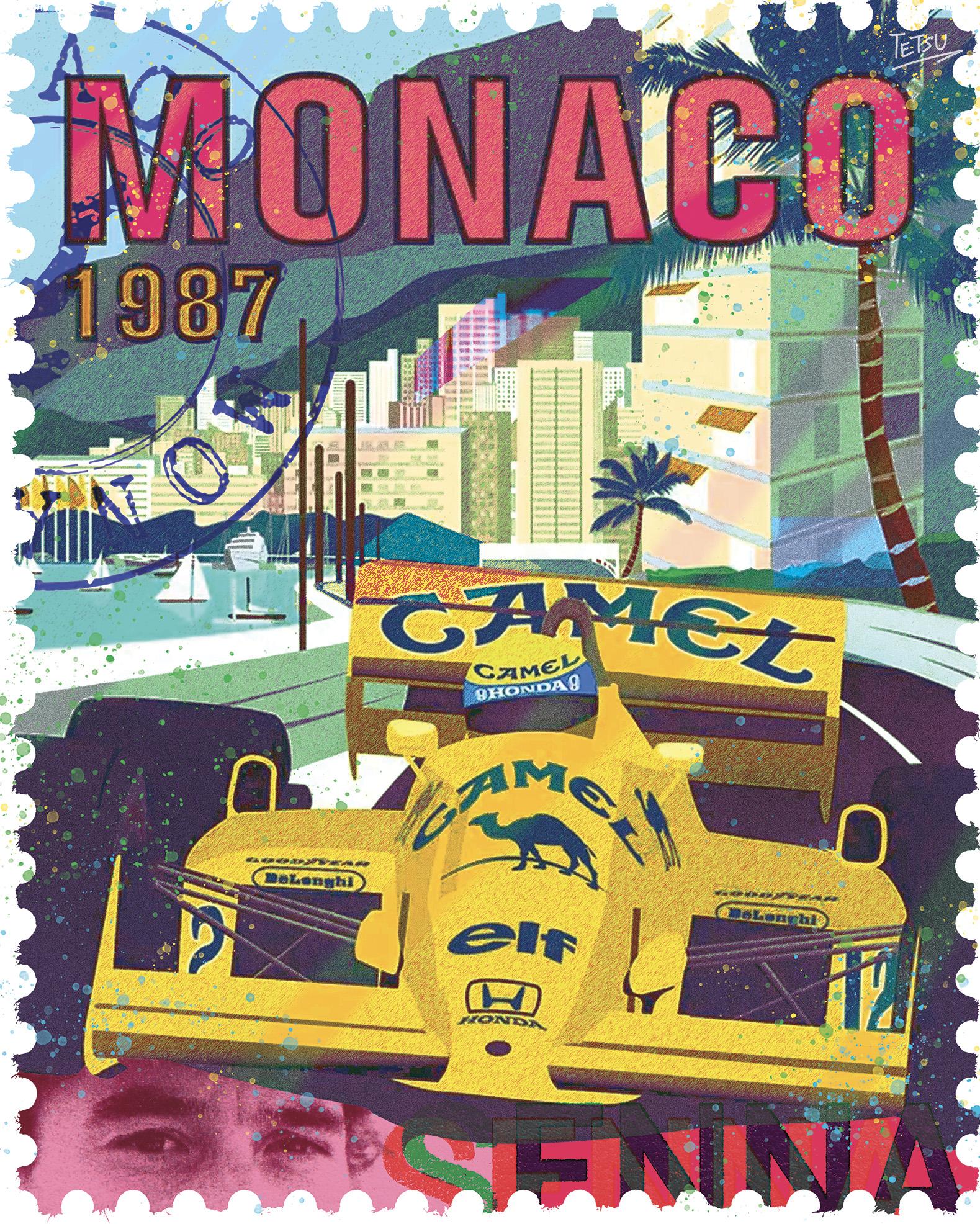 Monaco 1987 - Tribute to Ayrton Senna