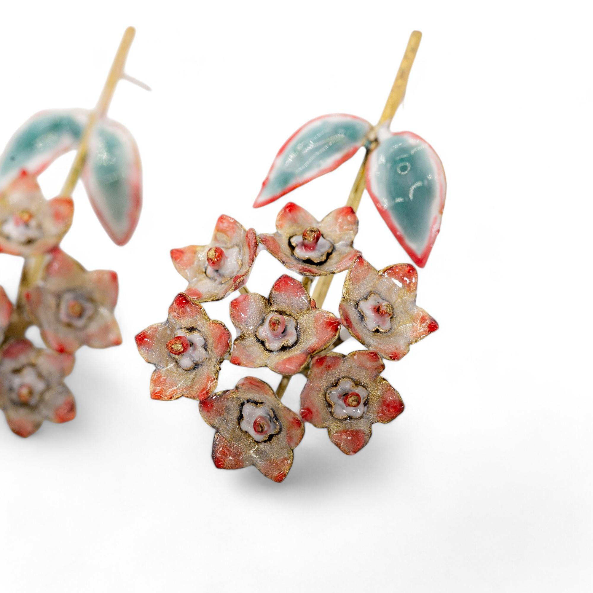 ORECCHINI HOYA MACROPHYLLA: HOYA MACROPHYLLA EARRINGS