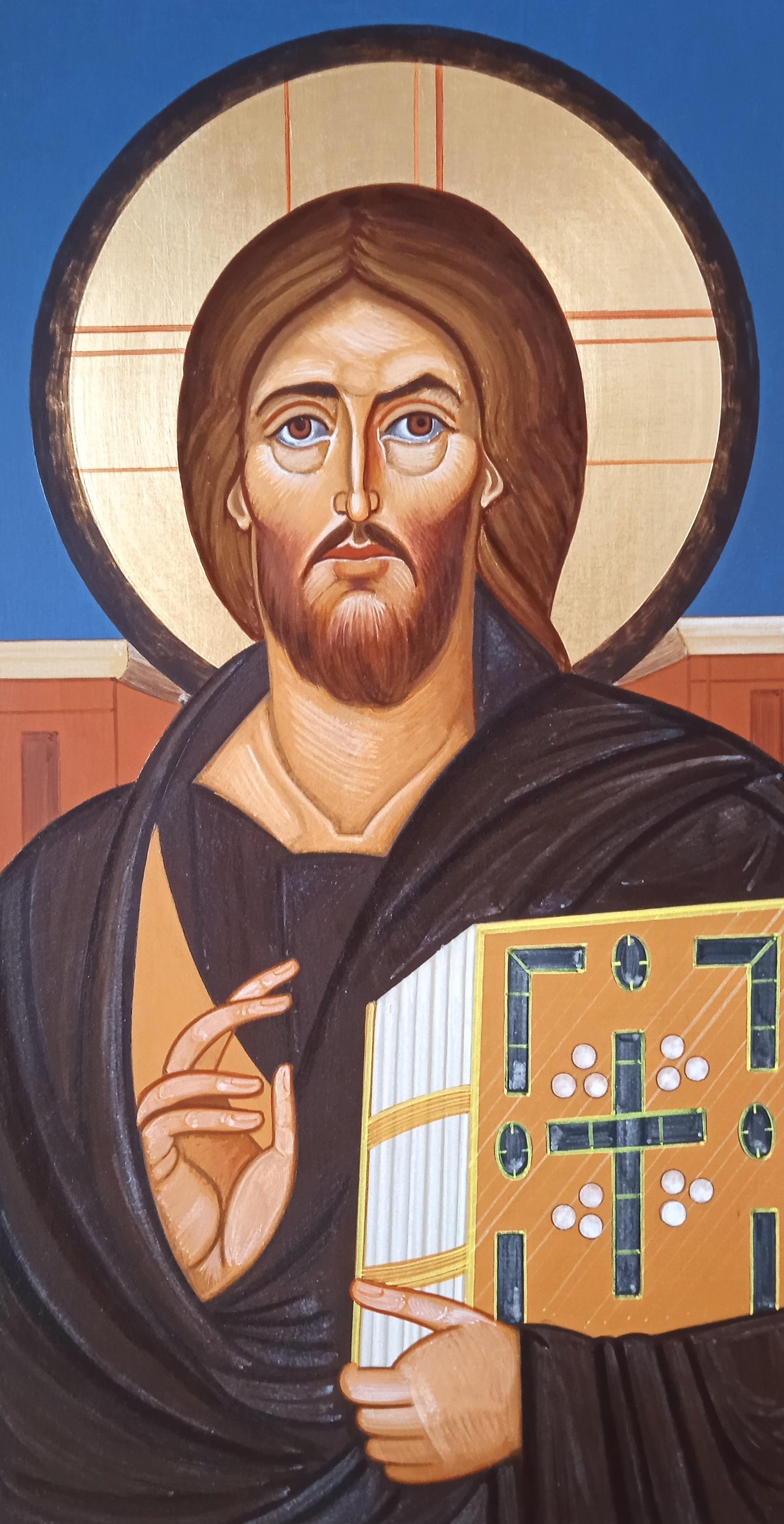 Gesù Cristo del Sinai dipinto a mano