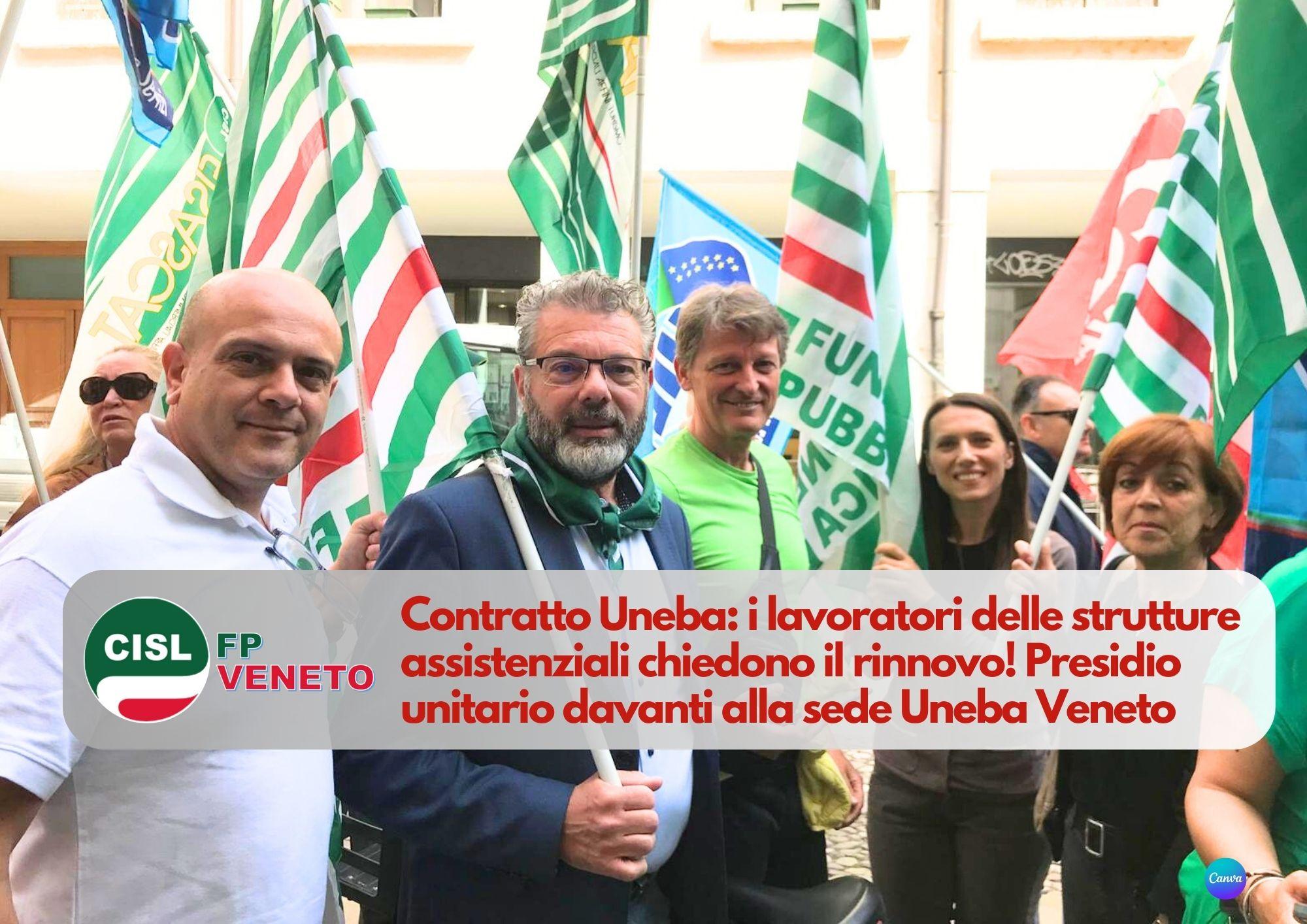 CISL FP Veneto. Contratto Uneba: i lavoratori delle strutture assistenziali chiedono il rinnovo!