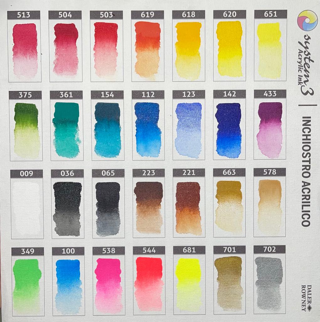 Daler Rowney - System3 acrylic Ink - Inchiostro acrilico 29,5 ml