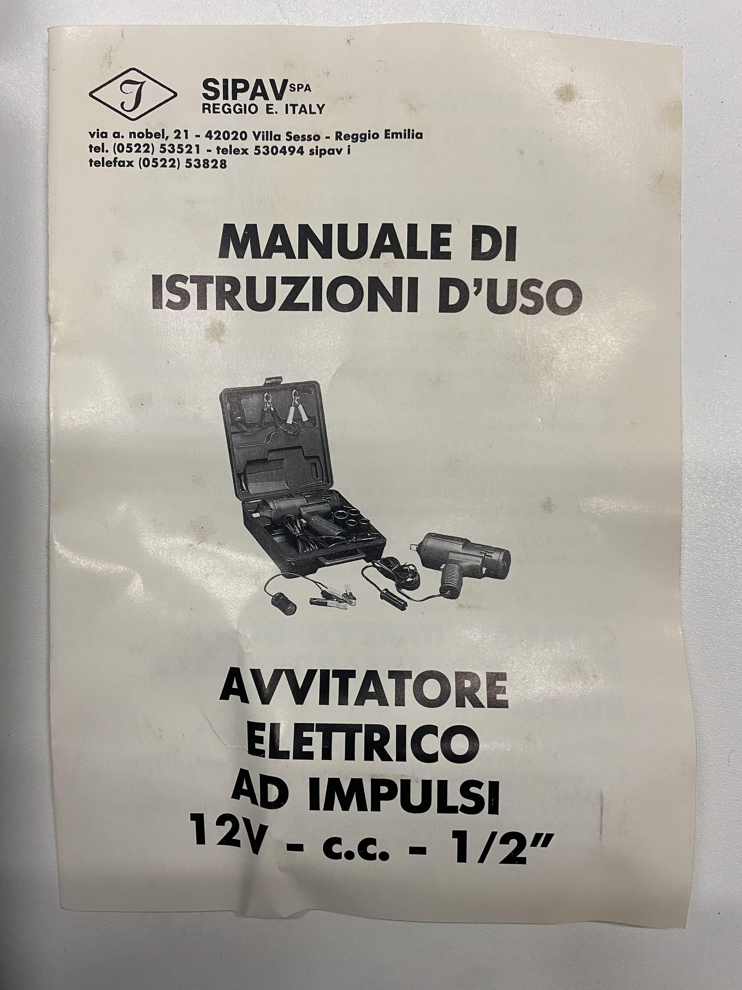 Avvitatore Elettrico ad Impulsi per Auto 12V-c.c.-1/2"