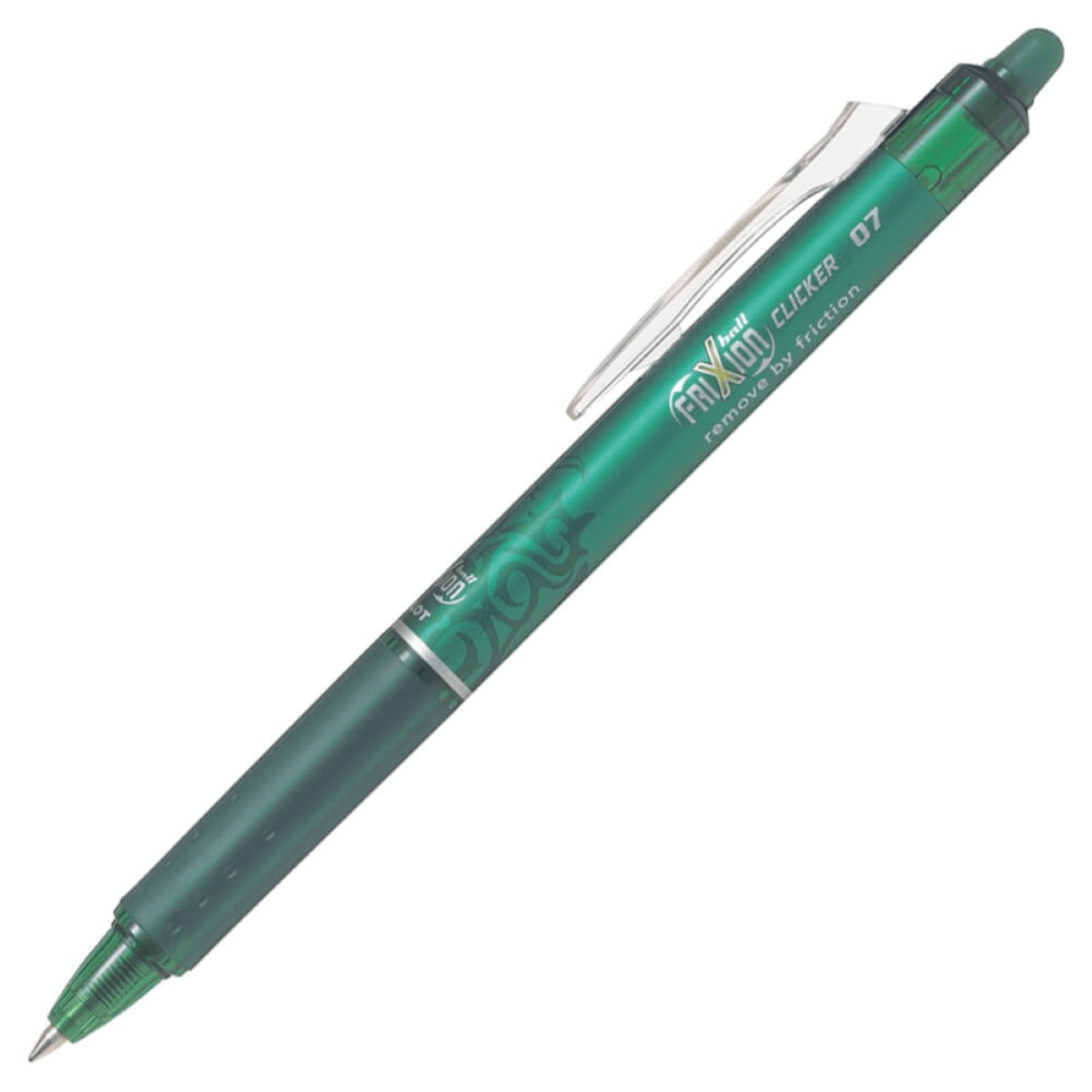 PILOT FRIXION BALL CLICKER PENNA CANCELLABILE RICARICABILE A SCATTO VERDE