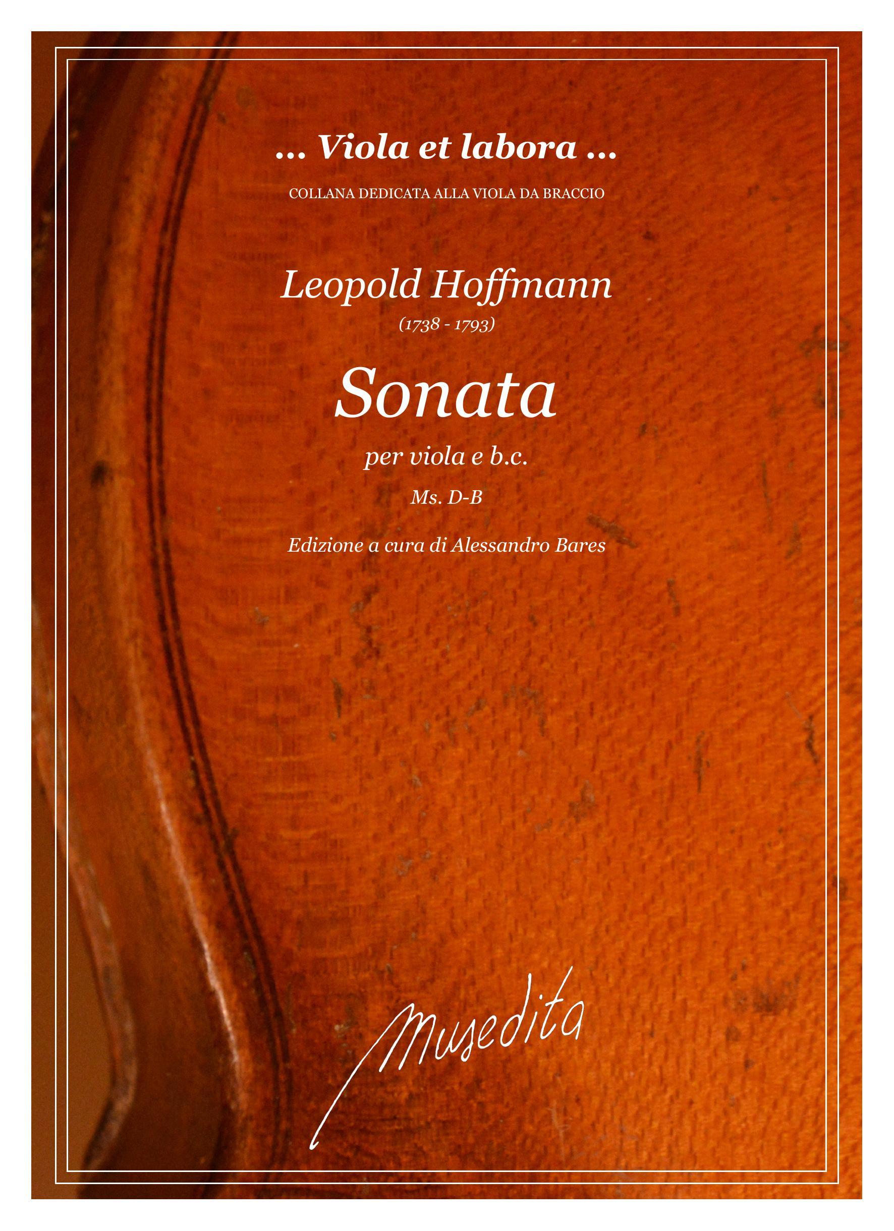 L.Hoffmann: Sonata in fa maggiore (Ms, D-B)