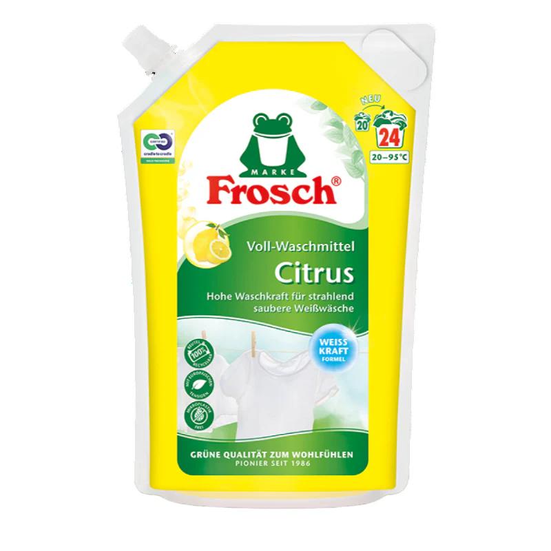 FROSCH -  CITRUS - Detersivo liquido al limone per bucato bianco