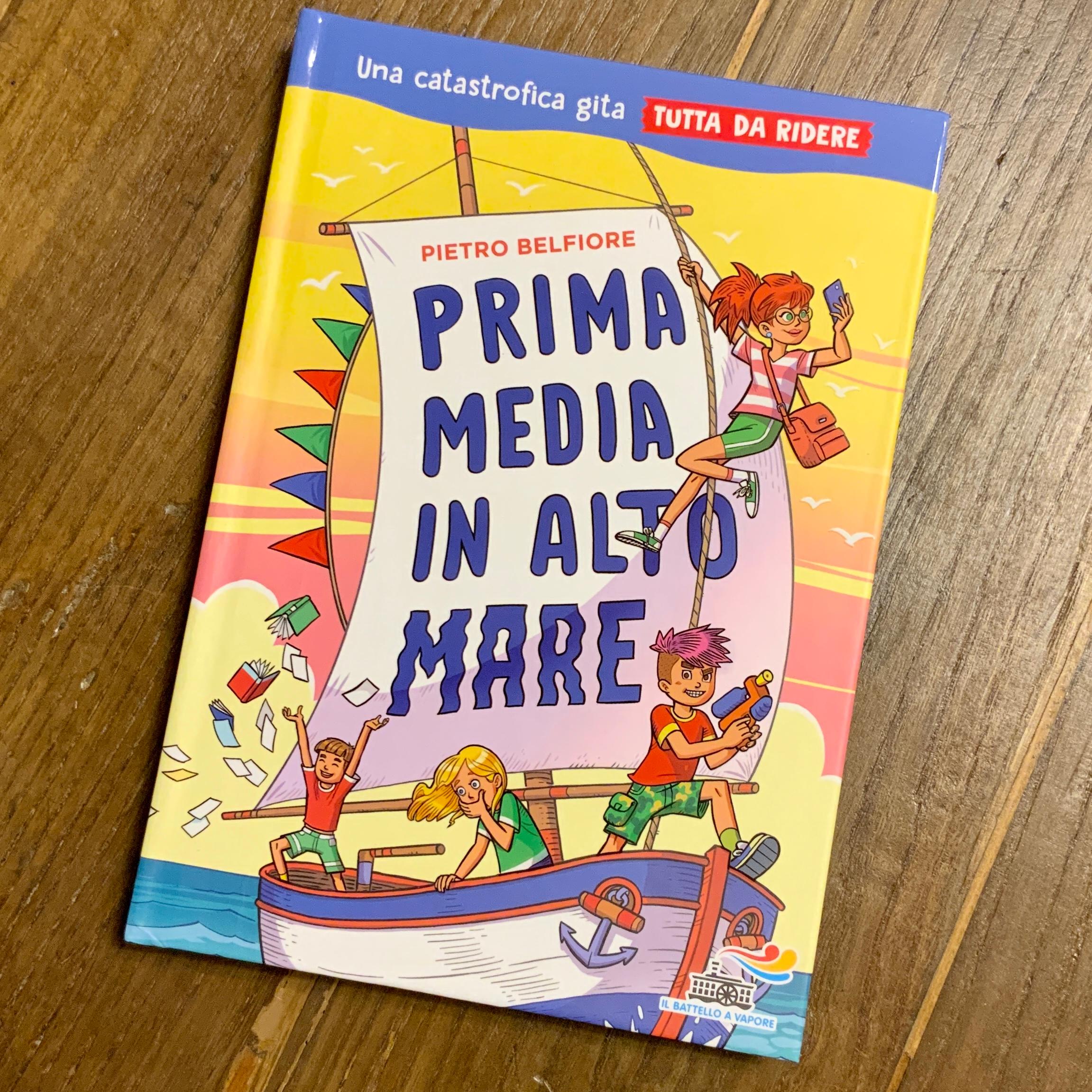 Illustrations for the children's book "Prima media in alto mare" written by Pietro Belfiore and publ