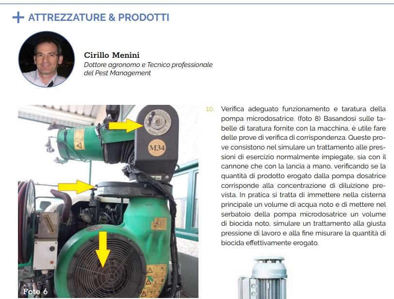 Speciale Pest Management nell'Agroalimentare Biologico. Il mio contributo relativo alle attrezzature.