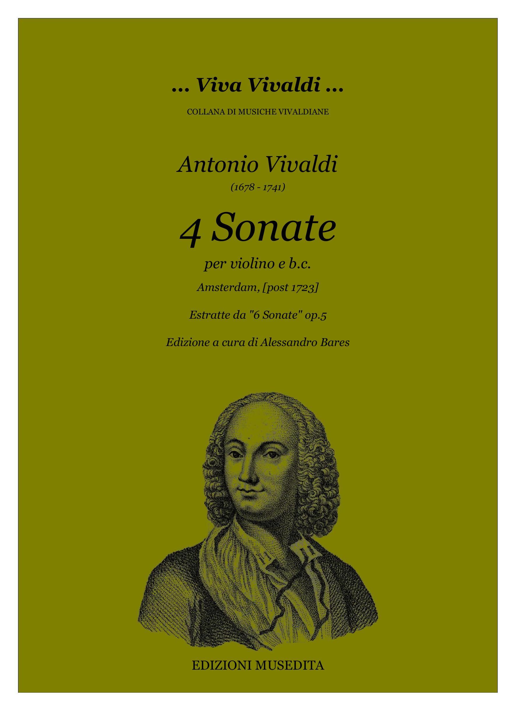 A.Vivaldi: 4 Sonate dall'op.5 (Amsterdam, post 1723)