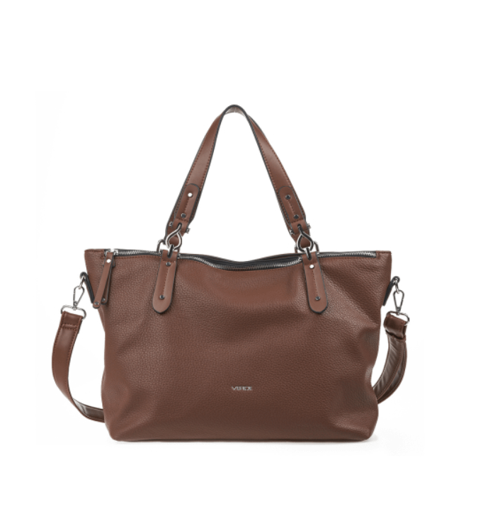 VerdeFashion Borsa donna modello Shopping 16-7470