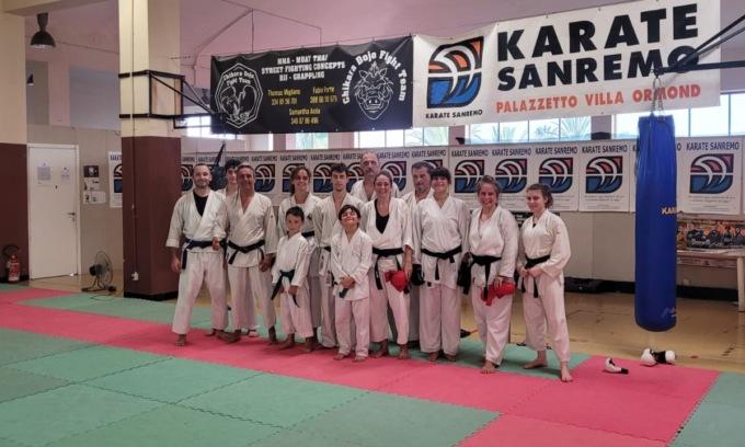 Rassegna Stampa - Allenamento intensivo col campione italiano De Paolis per l'Asd Karate Sanremo