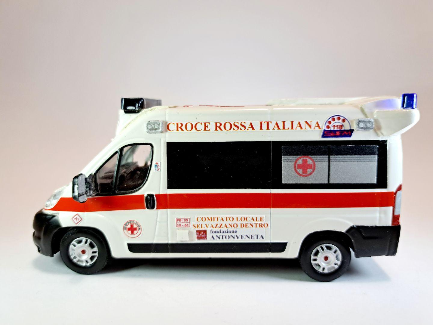 FIAT DUCATO X250 CROCE ROSSA ITALIANA SELVAZZANO DENTRO