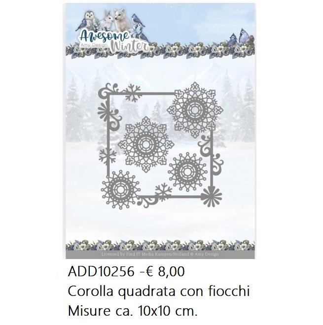 Fustelle Natale - ADD10256 Corolla quadrata con fiocchi