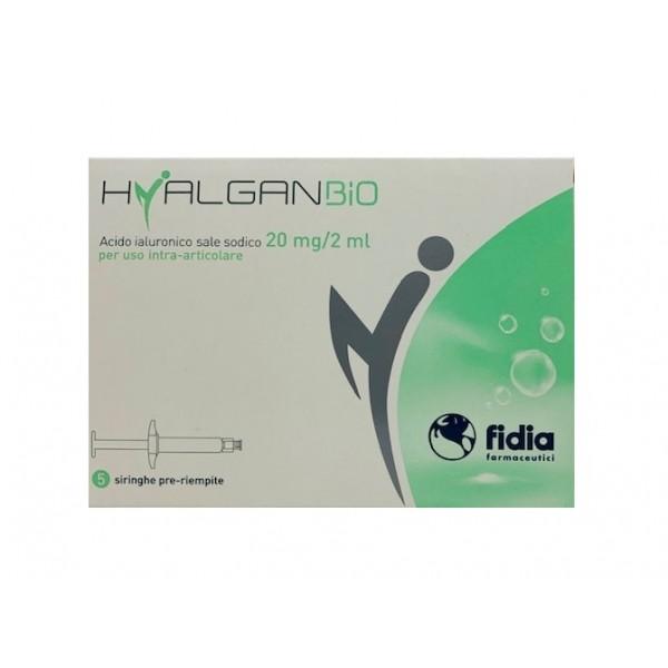 HYALGAN BIO 20MG/2ML SIRINGHE PRERIEMPITE INTRARTICOLARI 5 SIRINGHE DA 2 ML