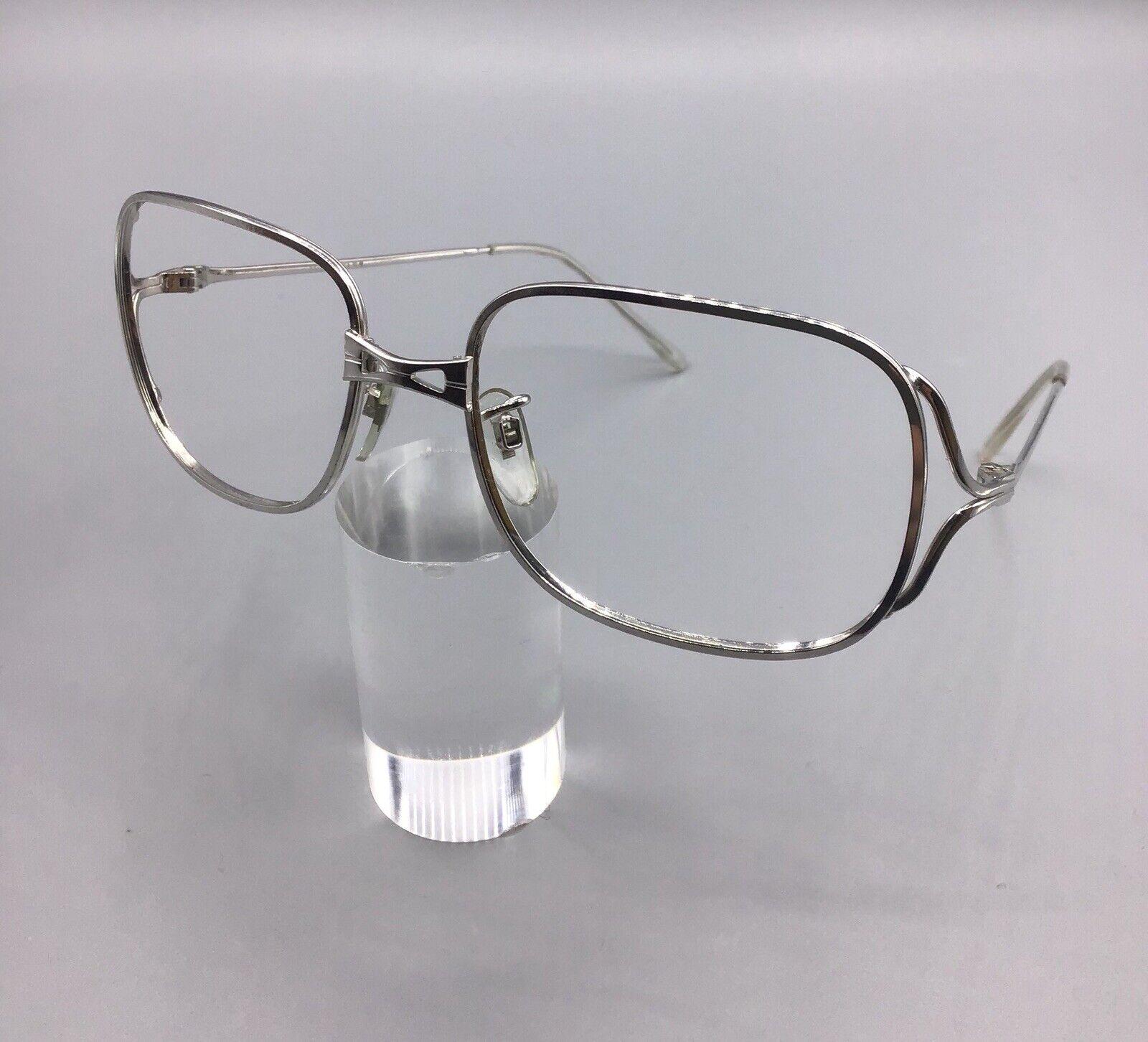 metalflex argentato occhiale vintage eyewear frame brillen lunettes